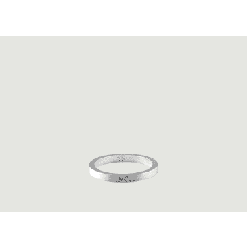 Le Gramme Silver 3 Grammes Ring In Metallic