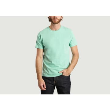Shop Colorful Standard Faded Mint Classic T Shirt In Green
