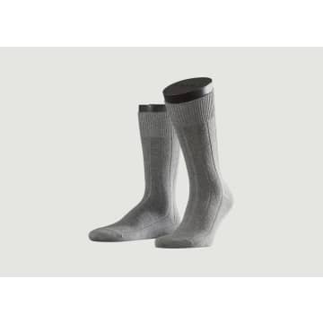 Falke Grey Lhasa Rib Socks