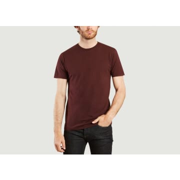 Colorful Standard Bordeaux Red Classic T Shirt In Burgundy