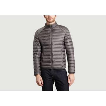 Just Over The Top Grey  Mat Padded Jacket