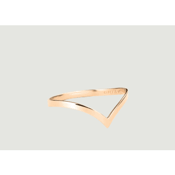 Ginette Ny Pink Gold Wise Ring