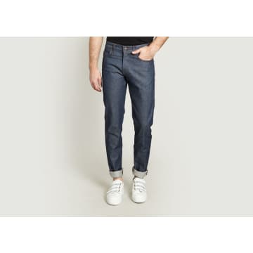 Naked & Famous Indigo Weird Guy Natural Selvedge Jeans