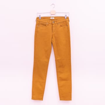 Five Jeans Straight Basic Trousers In Mustard