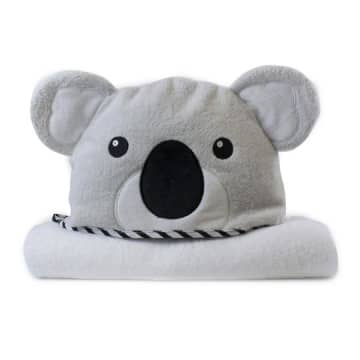 baby co brands - Hooded Baby Bath Towel - Koala