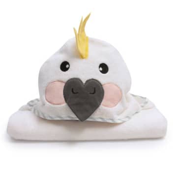 baby co brands - Hooded Baby Bath Towel - Cockatoo