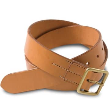 Red Wing Heritage Vegetable Tanned Belt 96563 Natural 4 Cm In Red