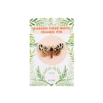 Little Paisley Designs Tiger Moth Enamel Pin Badge