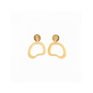Sept Cinq Golden Madeleine Earrings