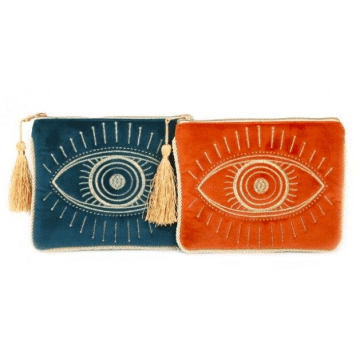 Temerity Jones Eye Makeup Bag In Orange