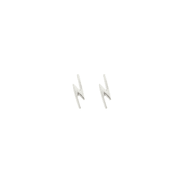 Systerp Snap Earrings Flash Silver In Metallic