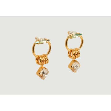Crezus Gold Swing Earrings