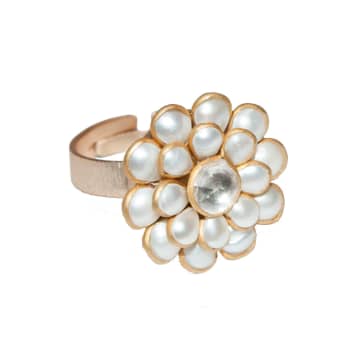Atelier Mon Pearl Flower Ring