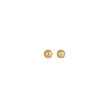 Mini Pearl Border Coco Crush Earrings Gold Tone For Women - Clothingta
