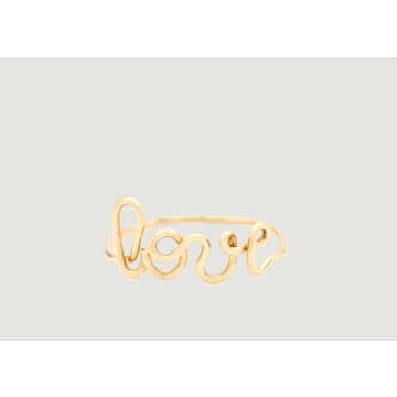 Atelier Paulin Gold Plated Originale Love Lettering Ring