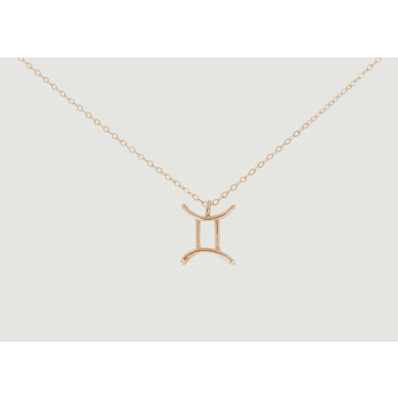 Atelier Paulin Astro Gemeaux Chain Necklace With Pendant