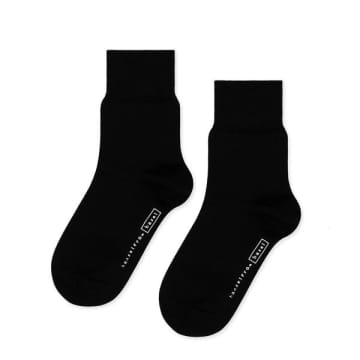 Hansel From Basel Black Trouser Crew Socks