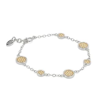 Anna Beck Classic Station Necklace Gold Silver Mix
