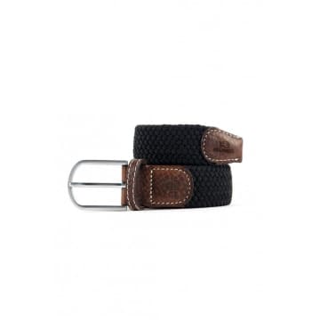 Billybelt Elastic Woven Belt Black Licorice