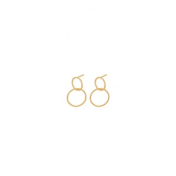 Pernille Corydon Gold Double Earrings