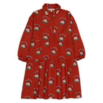 Hello Simone Atlantis Ossy Red Print Dress