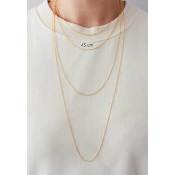 Design Letters 40cm Gold Necklace For Charm