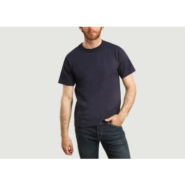 Armor-lux Navy Blue Callac Cotton T Shirt