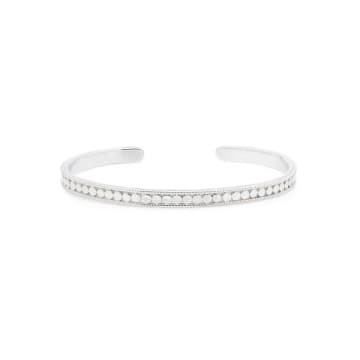 Anna Beck Dotted Stacking Cuff Sterling Silver In Metallic