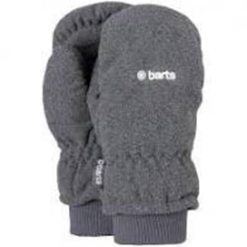 Barts Aw 20 Fleece Mitts In Grey