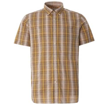 Barbour Carmet Short Sleeve Shirt Antique Yellow