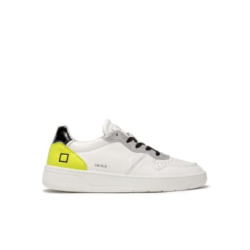 Date Sneakers Court Fluo White Yellow