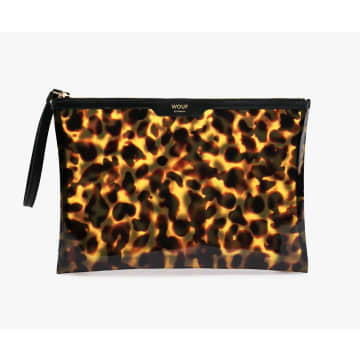 Woouf Wouf Grand Clutch Imprime Leopard In Animal Print