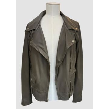 Mdk Seattle Thin Leather Jacket Bungee Cord