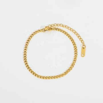 Anorak 18 K Gold Plated 2.5 Mm Chain Bracelet