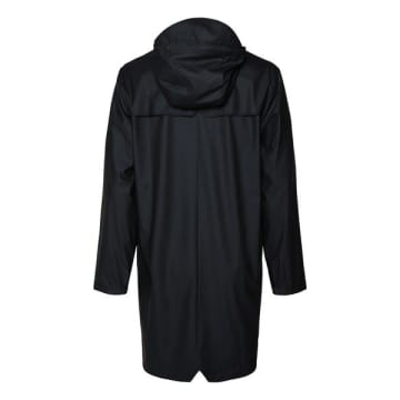 Rains Unisex Long Jacket In Black