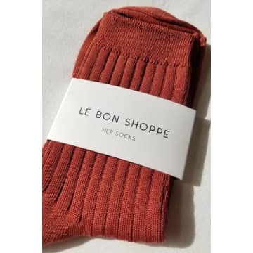 Le Bon Shoppe Her Terracotta Socks