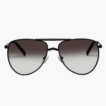 Le Specs High Fangle Aviator Sunglasses In Black