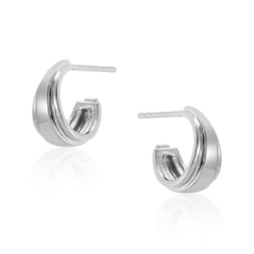 V By Laura Vann Angelina Mini Hoop Earrings In Metallic