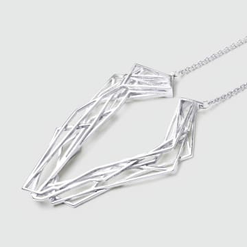 Radian Jewellery Solitaire Necklace | 925 Silver In Metallic