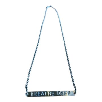 Window Dressing The Soul Breathe Deep Mixed Finish Necklace