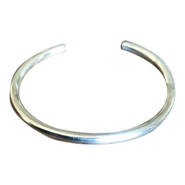 Collardmanson Polished Silver Cuff In Metallic