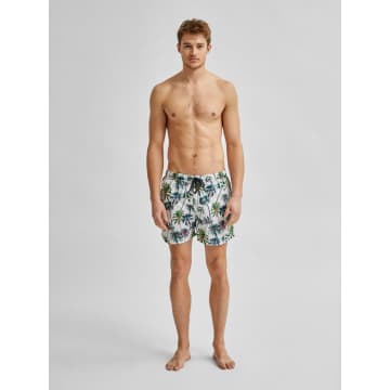 Selected Homme Selected Men's Palm Bath Shorts