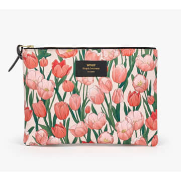 Wouf Pouch Xl Tulip Patterns