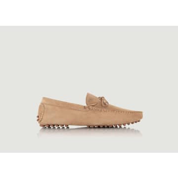 Bobbies Paris Ayrton Suede Leather Studded Loafers