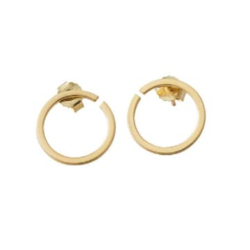 Design Letters 16mm Gold Hoop Earrings