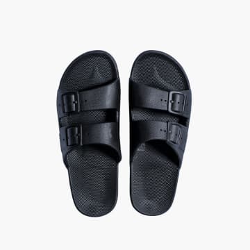Freedom Moses Black Sandals