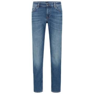 Hugo Boss Delaware Slim Fit Jeans Medium Blue