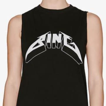 Anine Bing Lennon T-shirt In Black