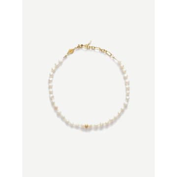 Anni Lu Stellar Pearly Anklet Gold