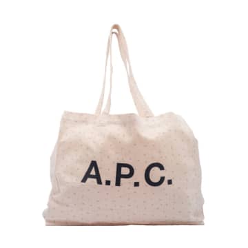 Apc Beige Diane Cloth Bag In Neturals